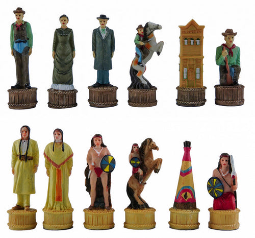 Cowboys and Indians II Chess Pieces - Piece - Chess-House