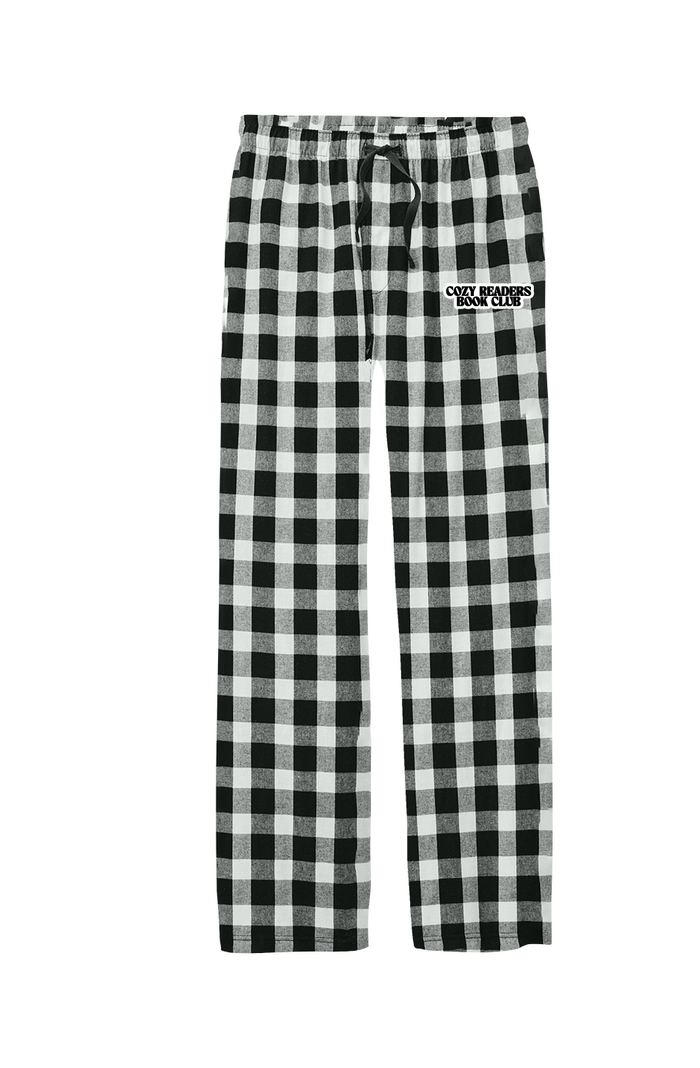 Cozy Readers Book Club Flannel Plaid Pants - The Bean Workshop - pants