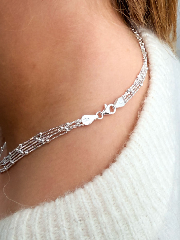 Dagg Rain Halsband | 925 silver