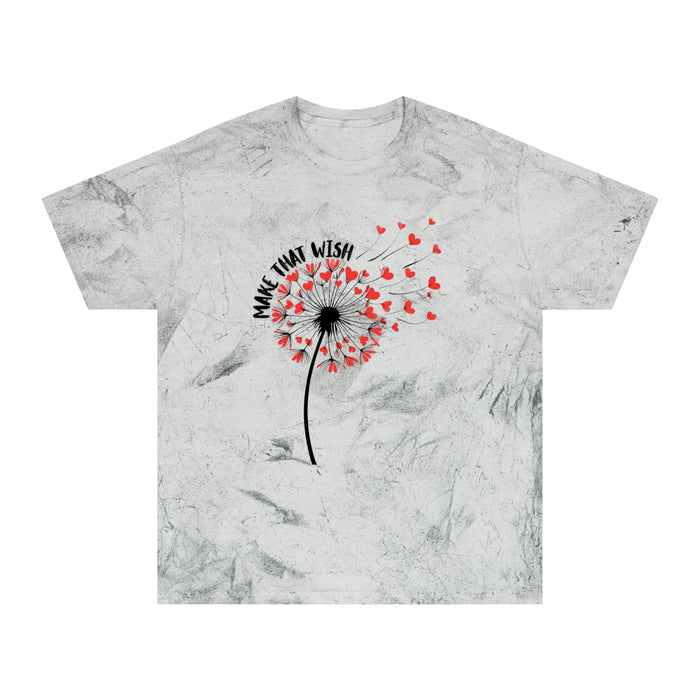Dandelion 'Make That Wish' Tie-Dye Tee NEW FUN