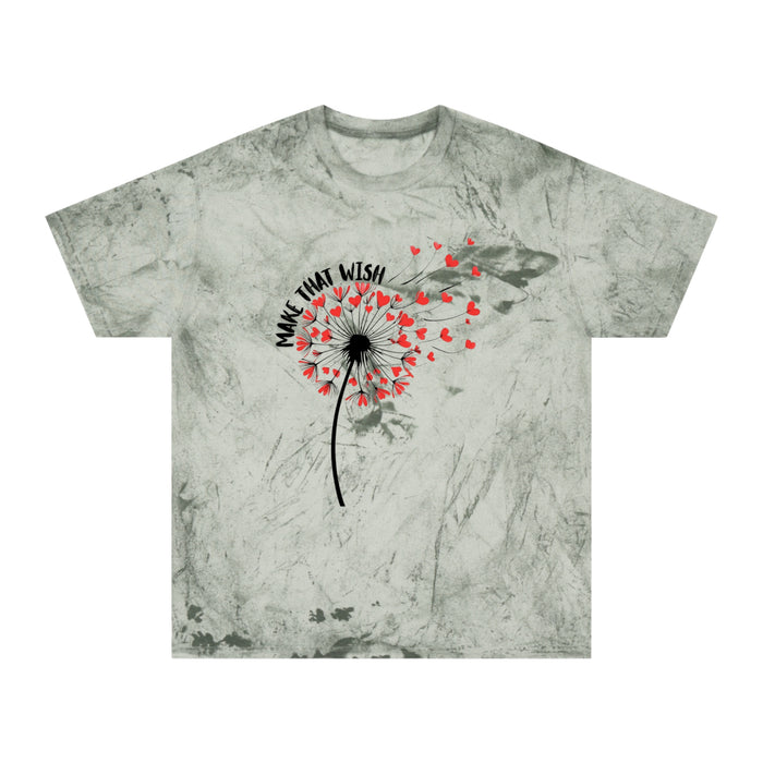 Dandelion 'Make That Wish' Tie-Dye Tee NEW FUN