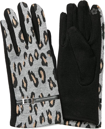 Dani Leopard Print Gloves