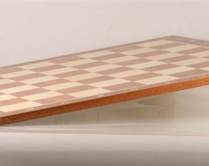 GARAGE SALE ITEM: 19" Wooden Chess Board with coordinates - Mahogany - Garage Sale - Chess-House