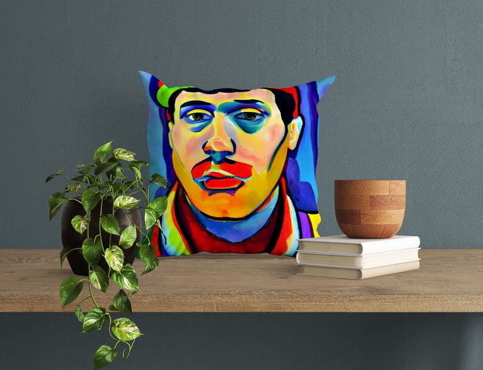 Decorative Pillow, Abstract Throw Pillow Cover, Soft Pillow Cases, Colorful Pillow Case, Impressionist Pillow, Large Pillow Cases