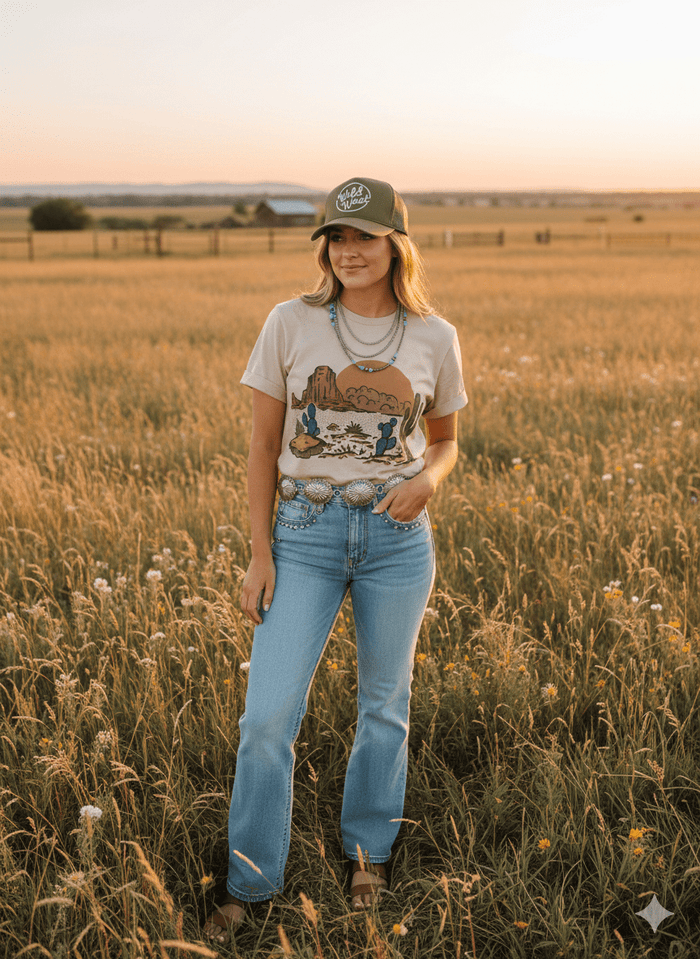 Desertscape Graphic TeeTanS