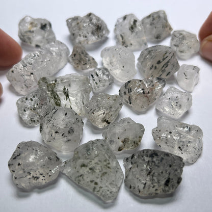 Dragon Fruit Quartz with Diopside
