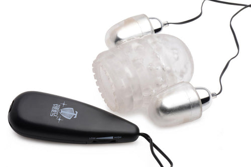 Dual Vibrating Penis Head Teaser
