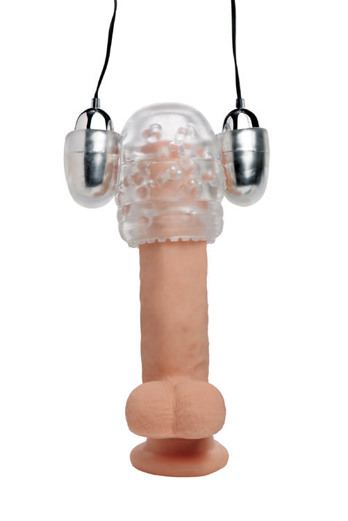 Dual Vibrating Penis Head Teaser