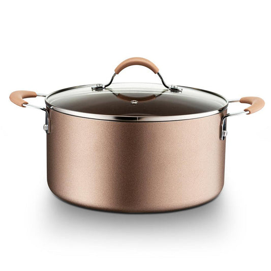 Dutch Oven Pot With Lid - Non-Stick High-Qualified Kitchen Cookware With See-Through Tempered Glass Lids, 5 Quart (Works With Models: Nccw14S & Nccw20S)