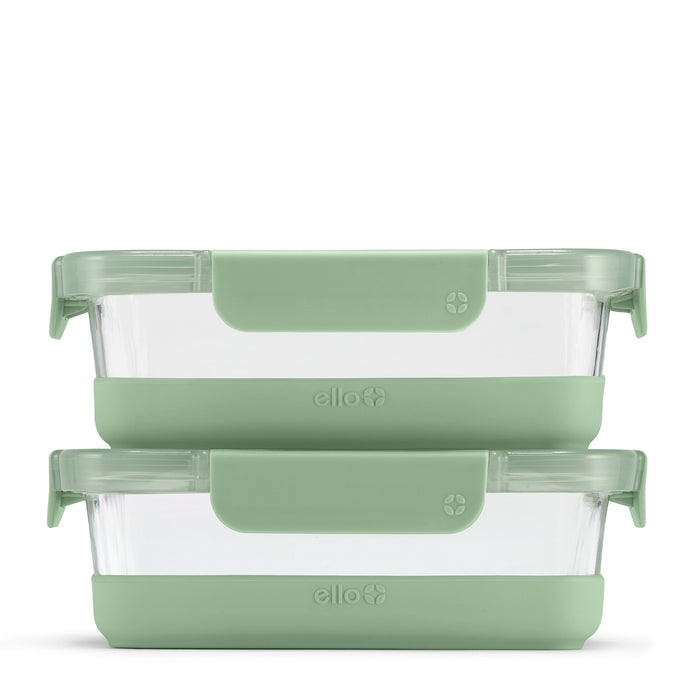 Ello Duraglass Refresh™ Meal Prep Containers, Set of 2