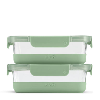 Ello Duraglass Refresh™ Meal Prep Containers, Set of 2
