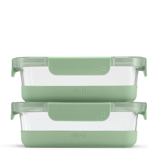 Ello Duraglass Refresh™ Meal Prep Containers, Set of 2