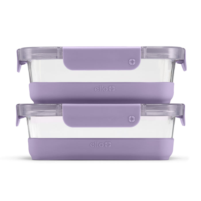 Ello Duraglass Refresh™ Meal Prep Containers, Set of 2