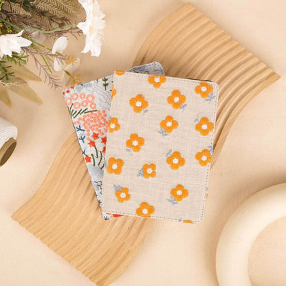 Embroidered Floral Kindle Case - A