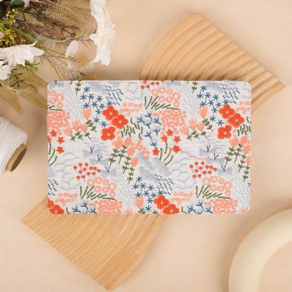 Embroidered Floral Kindle Case - A