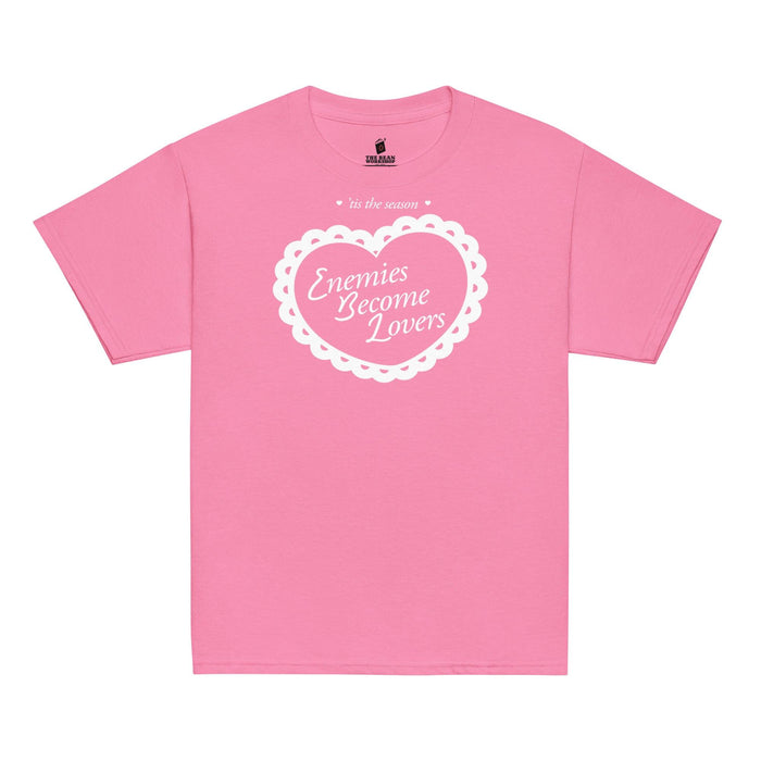 Enemies Become Lovers Baby Tee - The Bean Workshop - adolescent, book lover, enemies become lover, read everyday, t-shirt, tee, valentine, Valentine's Day Picks