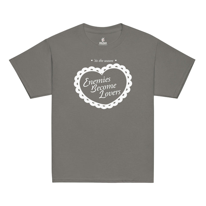 Enemies Become Lovers Baby Tee - The Bean Workshop - adolescent, book lover, enemies become lover, read everyday, t-shirt, tee, valentine, Valentine's Day Picks