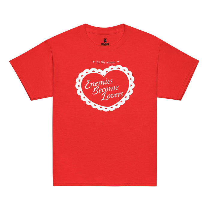 Enemies Become Lovers Baby Tee - The Bean Workshop - adolescent, book lover, enemies become lover, read everyday, t-shirt, tee, valentine, Valentine's Day Picks
