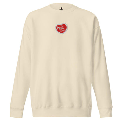 Enemies Become Lovers Embroidered Premium Sweatshirt - The Bean Workshop - book lover, enemies become lover, read everyday, sweater, sweatshirt, Valentine's Day Picks