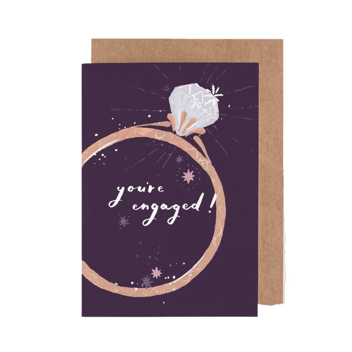 Sister Paper Co. Greeting Cards Engagement Ring Card