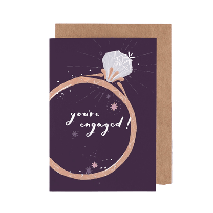 Sister Paper Co. Greeting Cards Engagement Ring Card