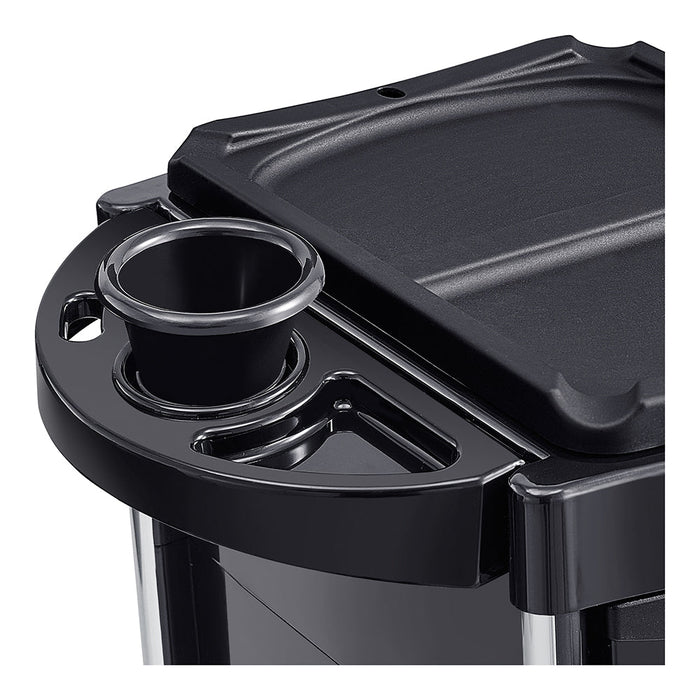 Close-up of Eskarne Trolley Cart Black DIR on a white background