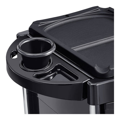 Close-up of Eskarne Trolley Cart Black DIR on a white background