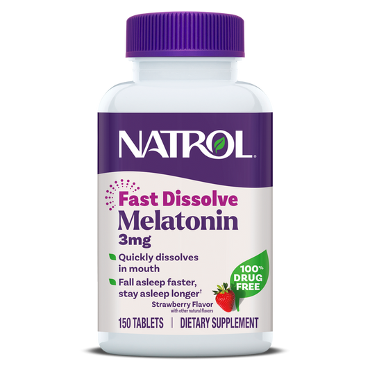 Fast Dissolve Melatonin Tablets, 3mg