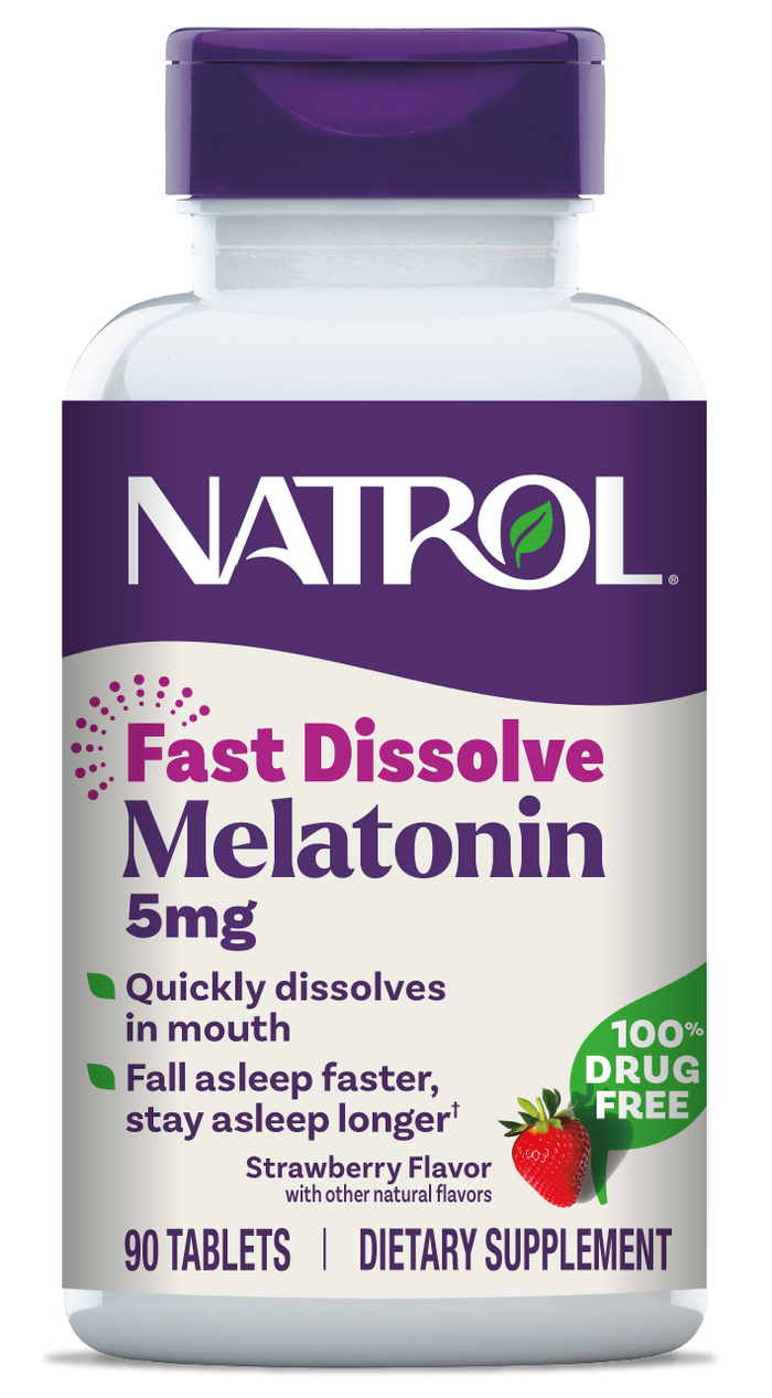 Fast Dissolve Melatonin Tablets, 5mg