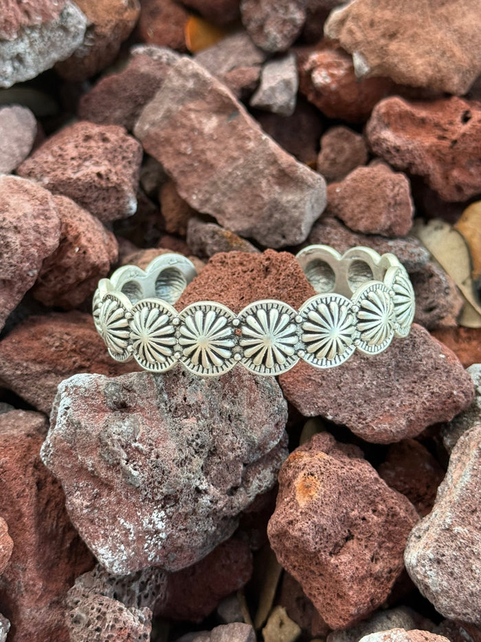 Faux Concho Cuff Bracelet