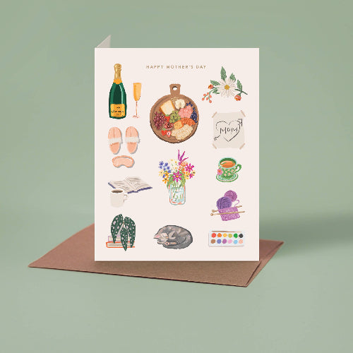 Inklings Paperie Favorite Things Mother's Day Card