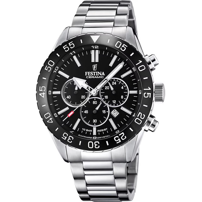 Festina Ceramic Gent Chrono 44mm Herrenuhr - F20575/3