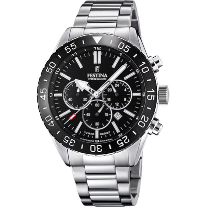 Festina Ceramic Gent Chrono 44mm Herrenuhr - F20575/3