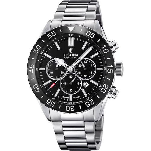 Festina Ceramic Gent Chrono 44mm Herrenuhr - F20575/3