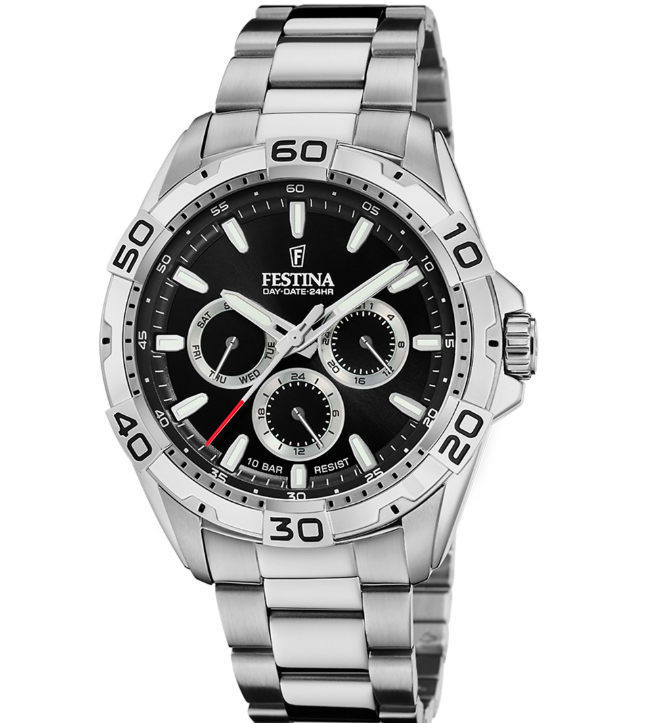Festina Multifunction Day Date 45mm Herrenuhr - F20623/4