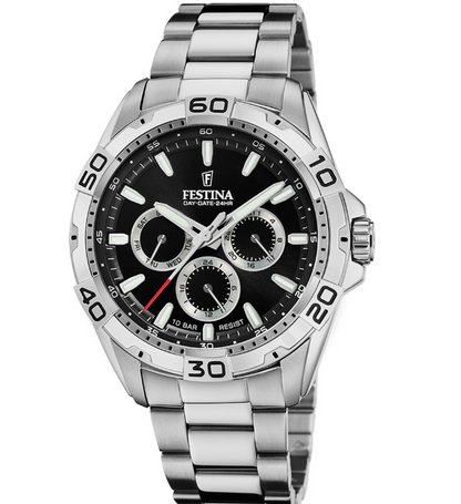 Festina Multifunction Day Date 45mm Herrenuhr - F20623/4