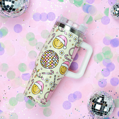 Festive Fun 30oz Tumbler with Handle
