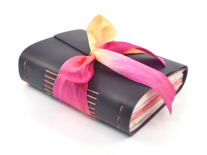 Fiery Sunset One of a Kind Leather Journal