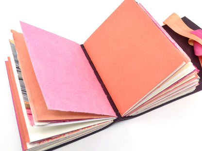 Fiery Sunset One of a Kind Leather Journal