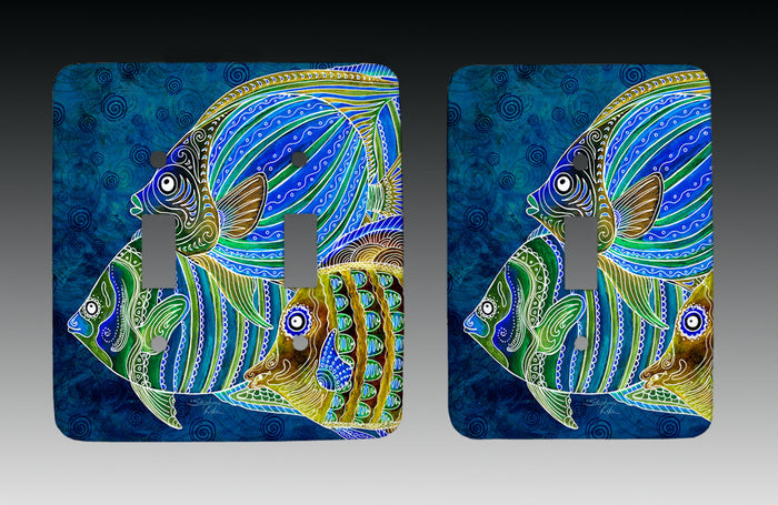 Fish School Light Switch Cover