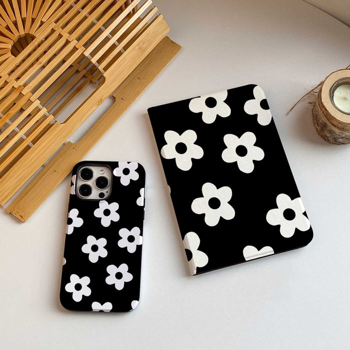 Flora iPad Case - Black - IMCASE