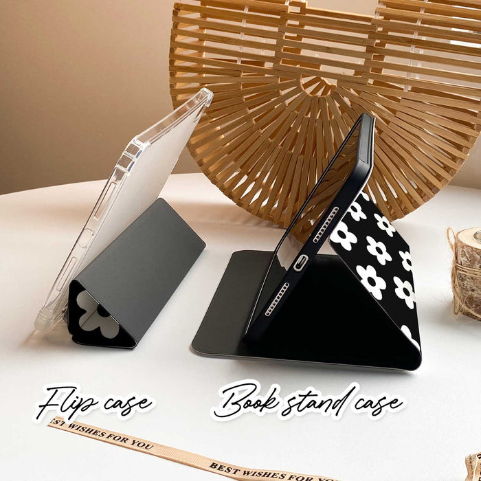 Flora iPad Case - Black - IMCASE