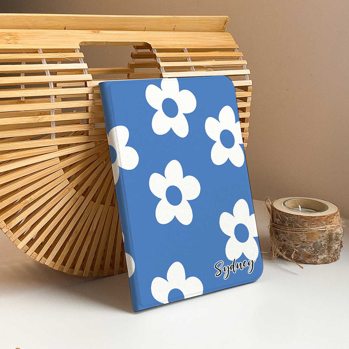 Flora iPad Case - Blue - IMCASE