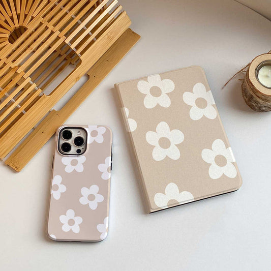 Flora iPad Case - Khaki - IMCASE