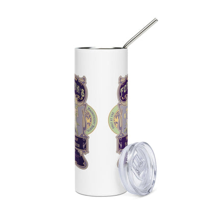 Fortuna's Fantastically Flavored Water Tumbler - The Bean Workshop - Commuting, evangeline fox, fantasy potion tumbler, Jacks and Evangeline, jacks prince of hearts, Magnificent North accessory, once upon a broken heart, ouabh, Purple design, stephanie garber, travel cup for book lovers, tumbler, Whimsical