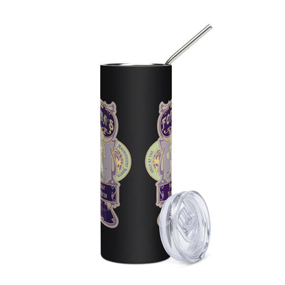 Fortuna's Fantastically Flavored Water Tumbler - The Bean Workshop - Commuting, evangeline fox, fantasy potion tumbler, Jacks and Evangeline, jacks prince of hearts, Magnificent North accessory, once upon a broken heart, ouabh, Purple design, stephanie garber, travel cup for book lovers, tumbler, Whimsical