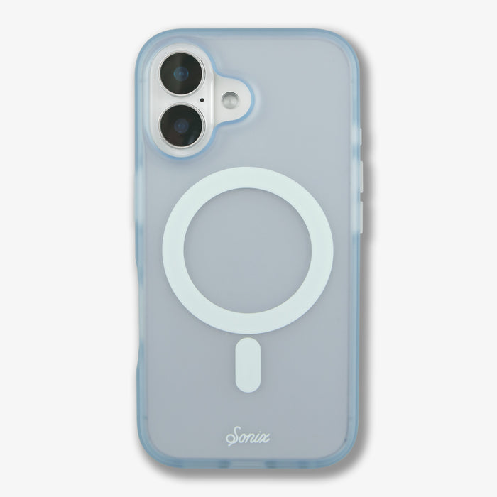 Frosted Matte MagSafe® Compatible iPhone Case - Light Blue