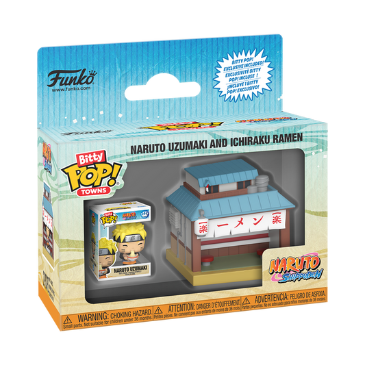 Funko Bitty POP! Town: Naruto - Naruto Uzumaki and Ichiraku Ramen Vinyl Figure