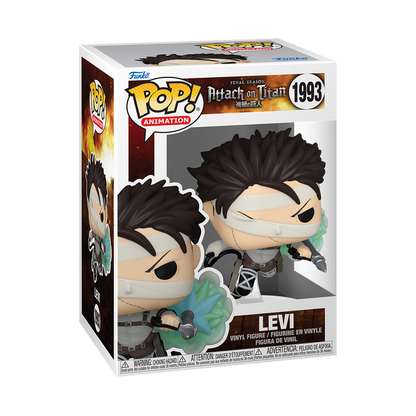 Funko POP! Animation: Attack on Titans - Levi with Bandages Vinyl Figure - Kryptonite Character Store
