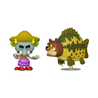 Funko Pop! Animation Nickelodeon SpongeBob Squarepants - Squidward & Sea Bear 2-Pack Vinyl Figure